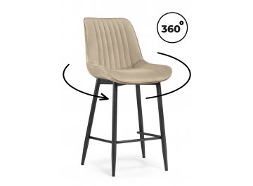 Полубарный стул Седа крутящийся