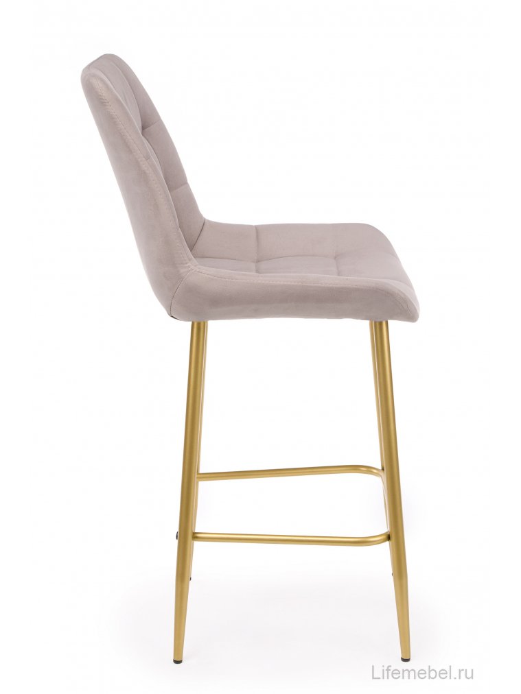 Полубарный стул Челси латте (zd 290) / золотой