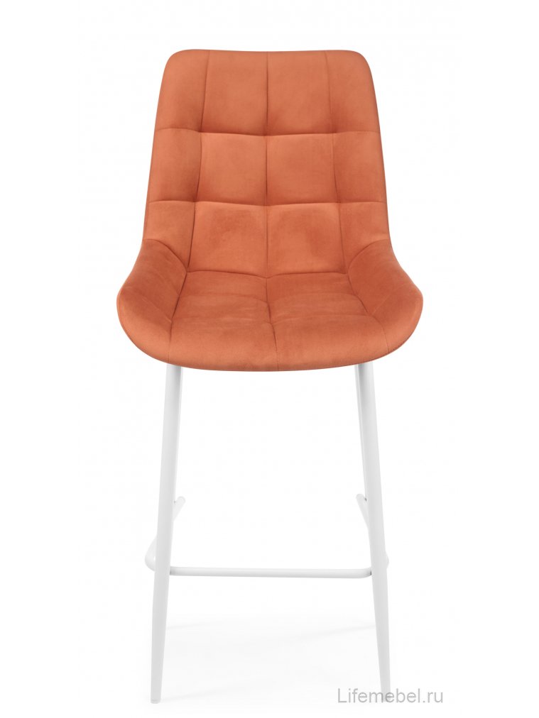 Полубарный стул Челси терракотовый (zd 432) / белый