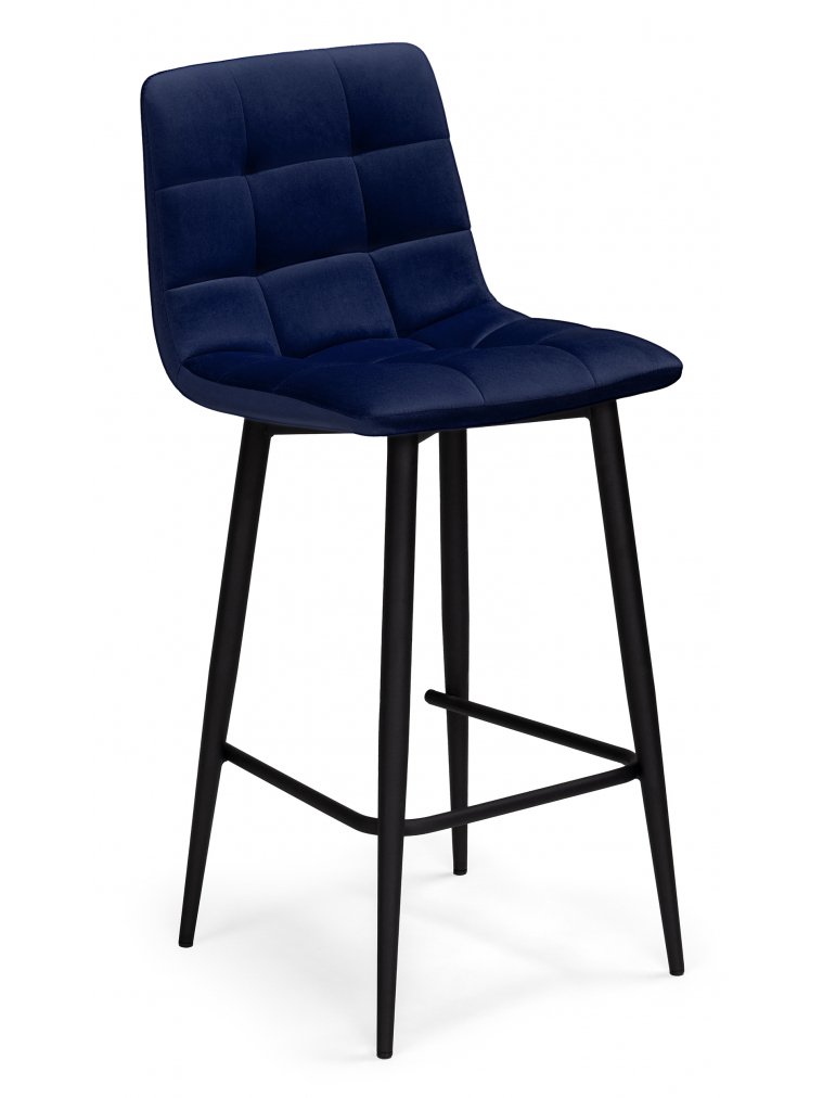 Полубарный стул Чилли Мини синий (zd 798) / черный