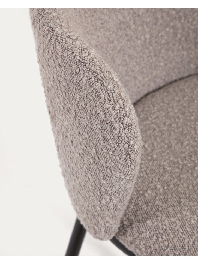 Полубарный стул Ciselia серый