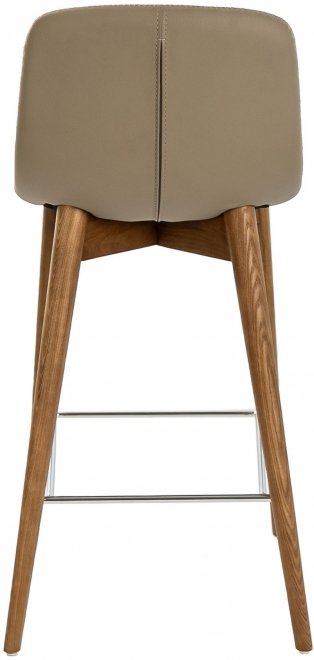 Полубарный стул CS788-TAB/4044 бежевый / орех