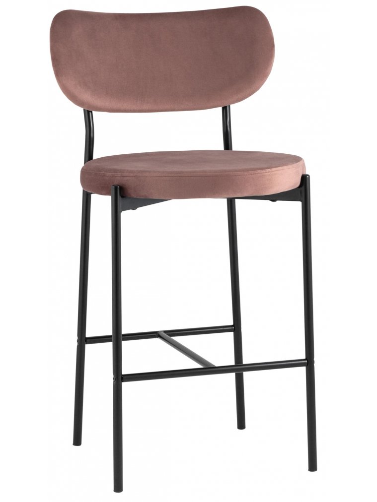 Полубарный стул Тунор пыльно-розовый