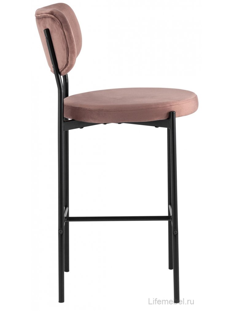 Полубарный стул Тунор пыльно-розовый