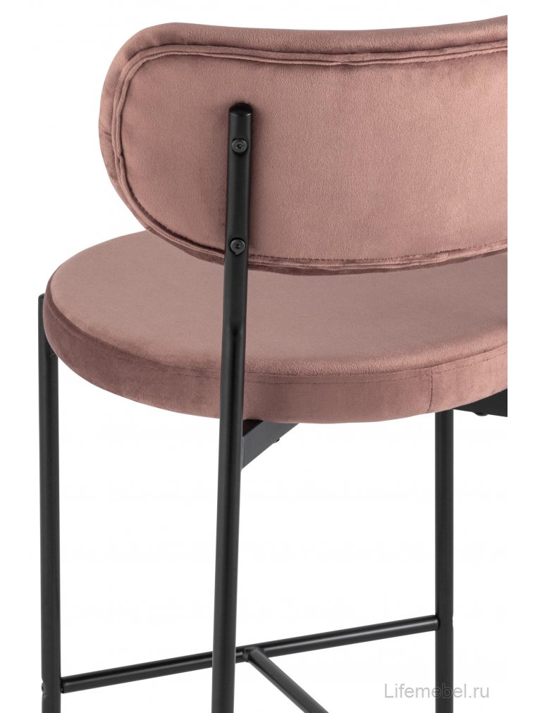 Полубарный стул Тунор пыльно-розовый