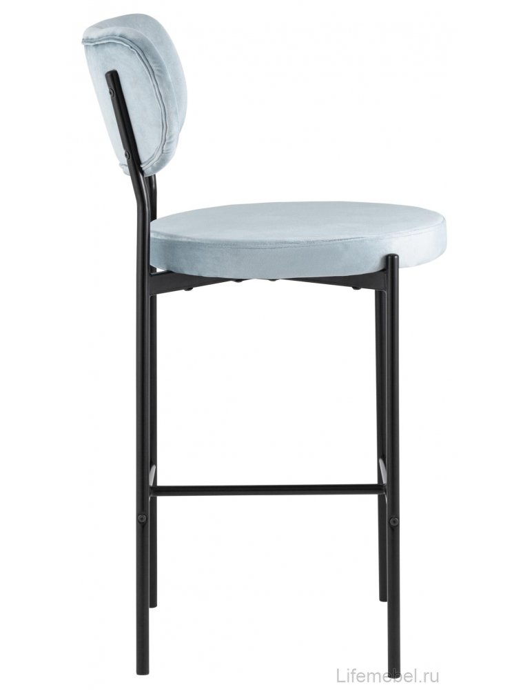 Полубарный стул Тунор серо-голубой