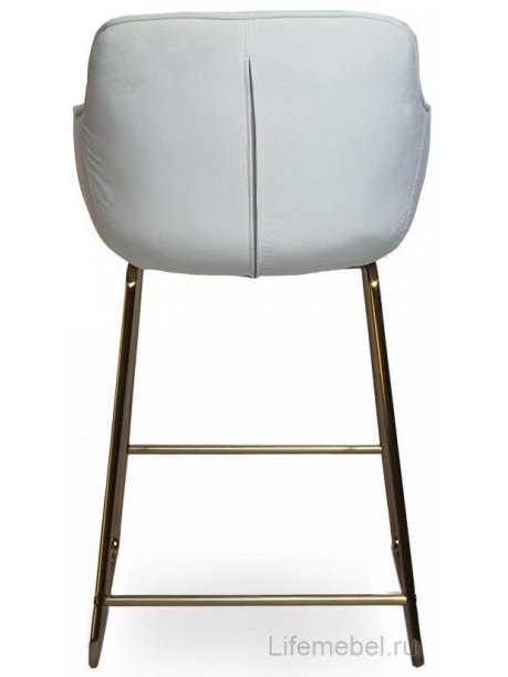 Полубарный стул D12 бархат milk vic 1 / golden
