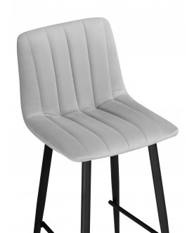 Стул барный Дани Мини светло-серый (zd 960) / черный np