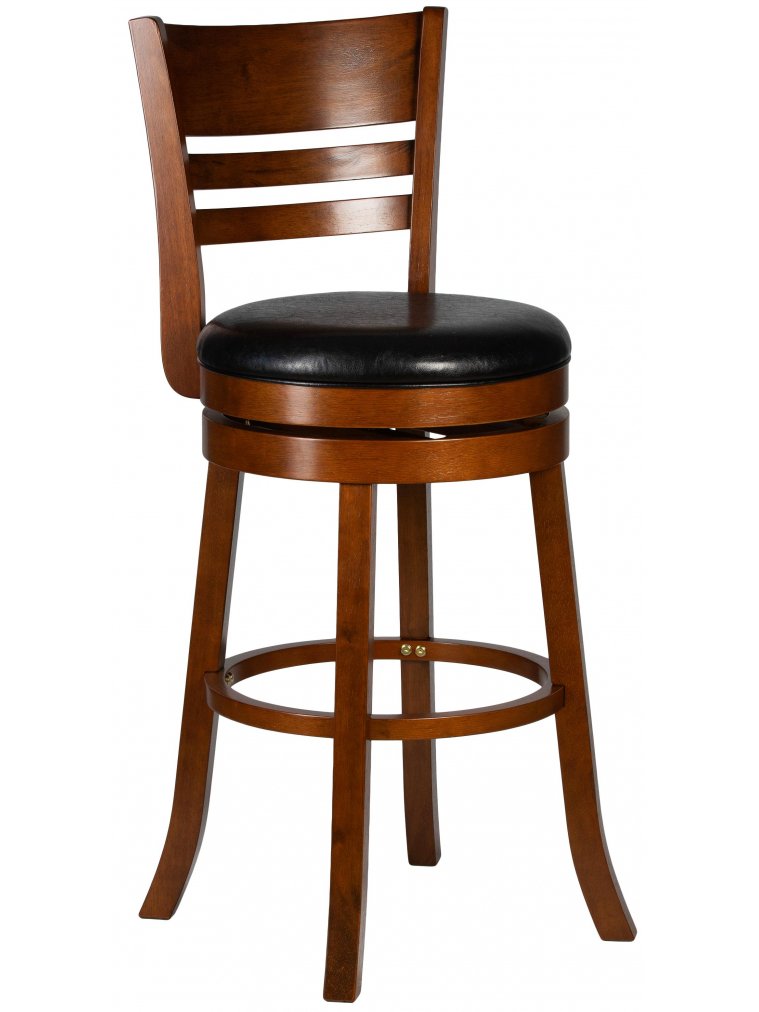 Полубарный стул William Counter шоколад черный