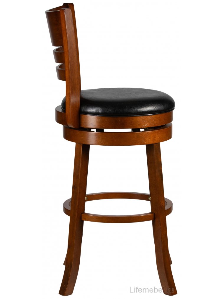 Полубарный стул William Counter шоколад черный