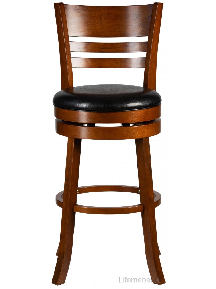 Полубарный стул William Counter шоколад черный
