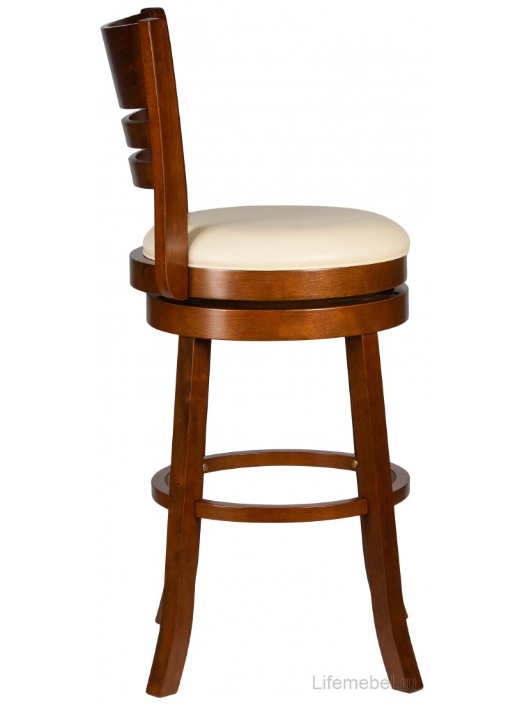 Полубарный стул William Counter шоколад кремовый