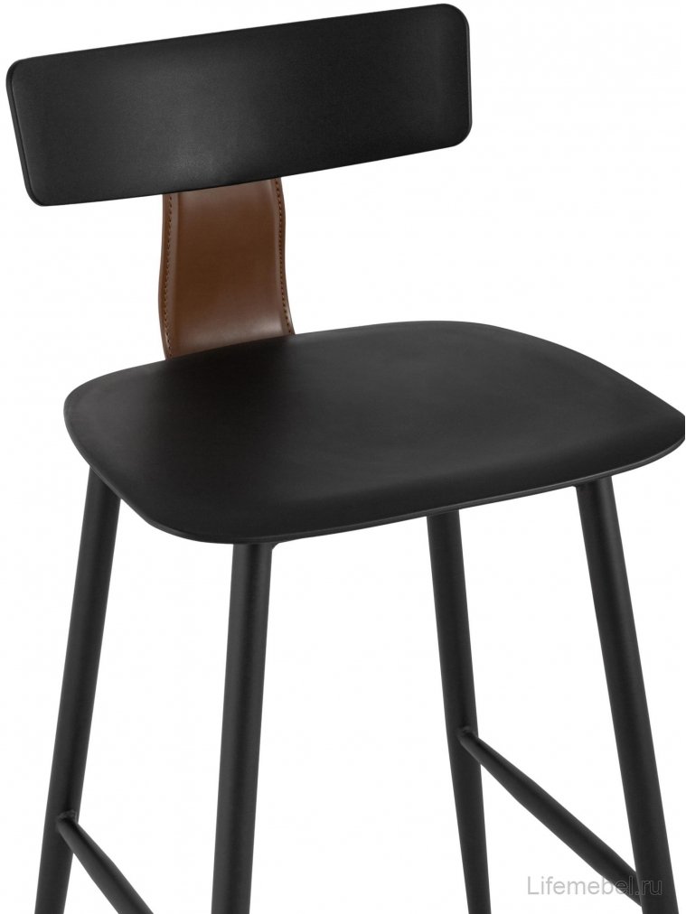 Полубарный стул Эмэри черный