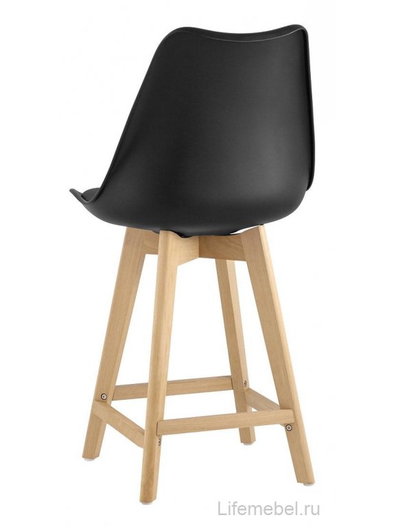 Полубарный стул Майн черный