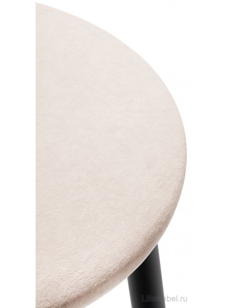 Полубарный стул Гангток катания айвори / черный матовый