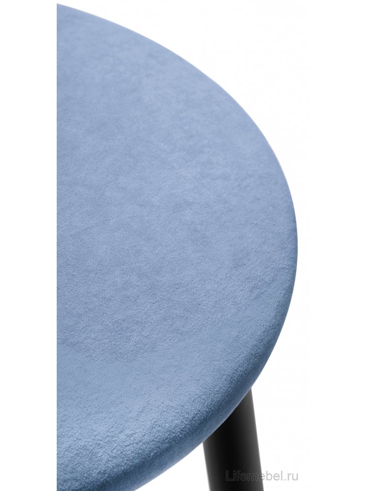Полубарный стул Гангток катания дасти блю / черный матовый