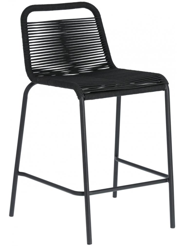 Полубарный стул Glenville черный