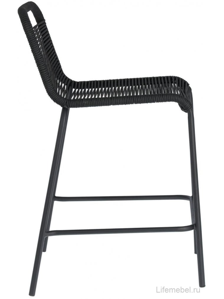 Полубарный стул Glenville черный