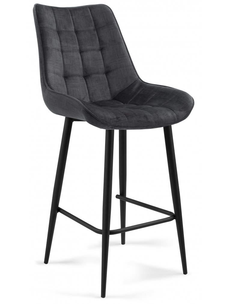 Полубарный стул Hagen 01 dark gray / black