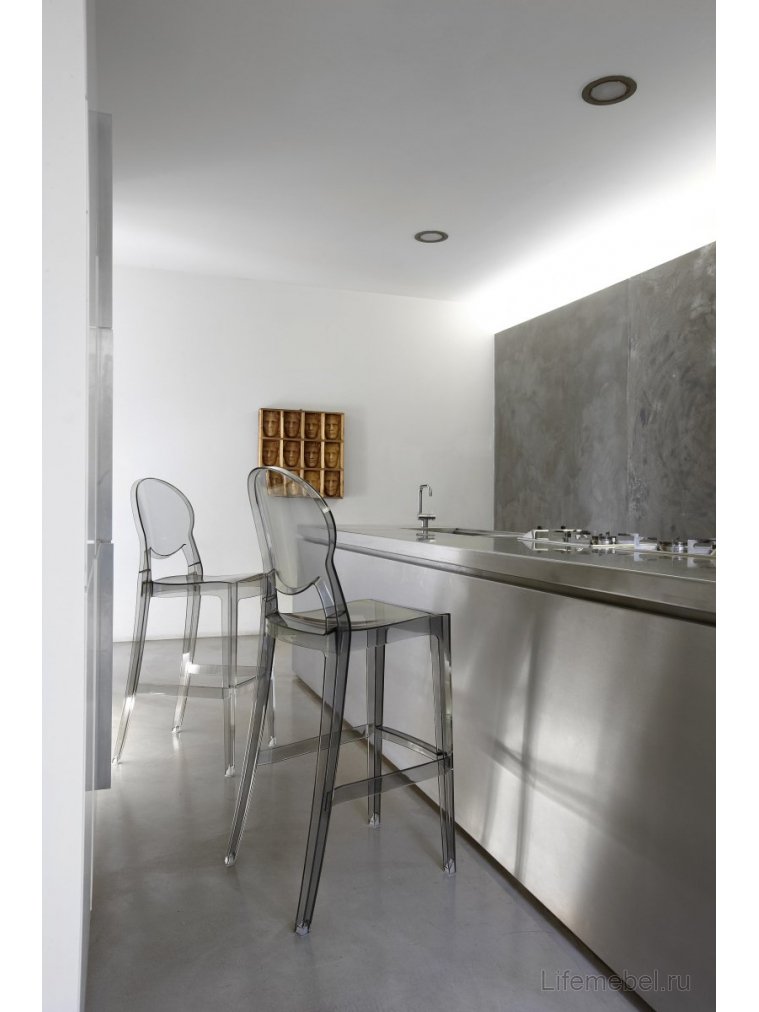 Полубарный стул Igloo прозрачный