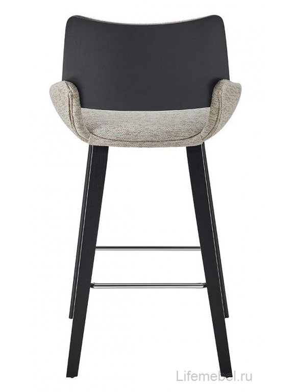 Полубарный стул JY3174X-1109-4 бежевый / черный