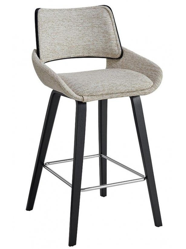 Полубарный стул JY3174X-1109-4 бежевый / черный