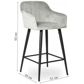 Полубарный стул WY-22