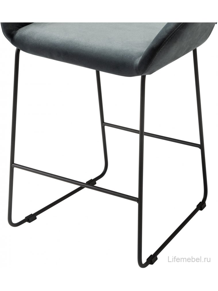 Полубарный стул Kent Diag grey / линк