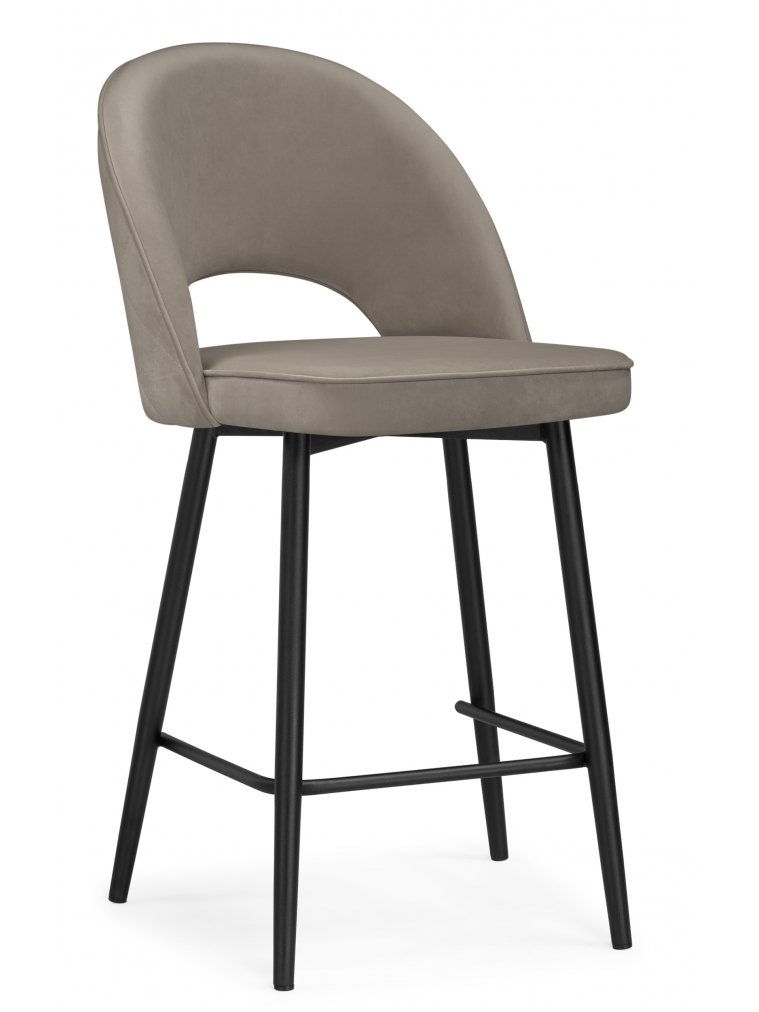 Полубарный стул Клэйн светло-коричневый (mr-30) / черный