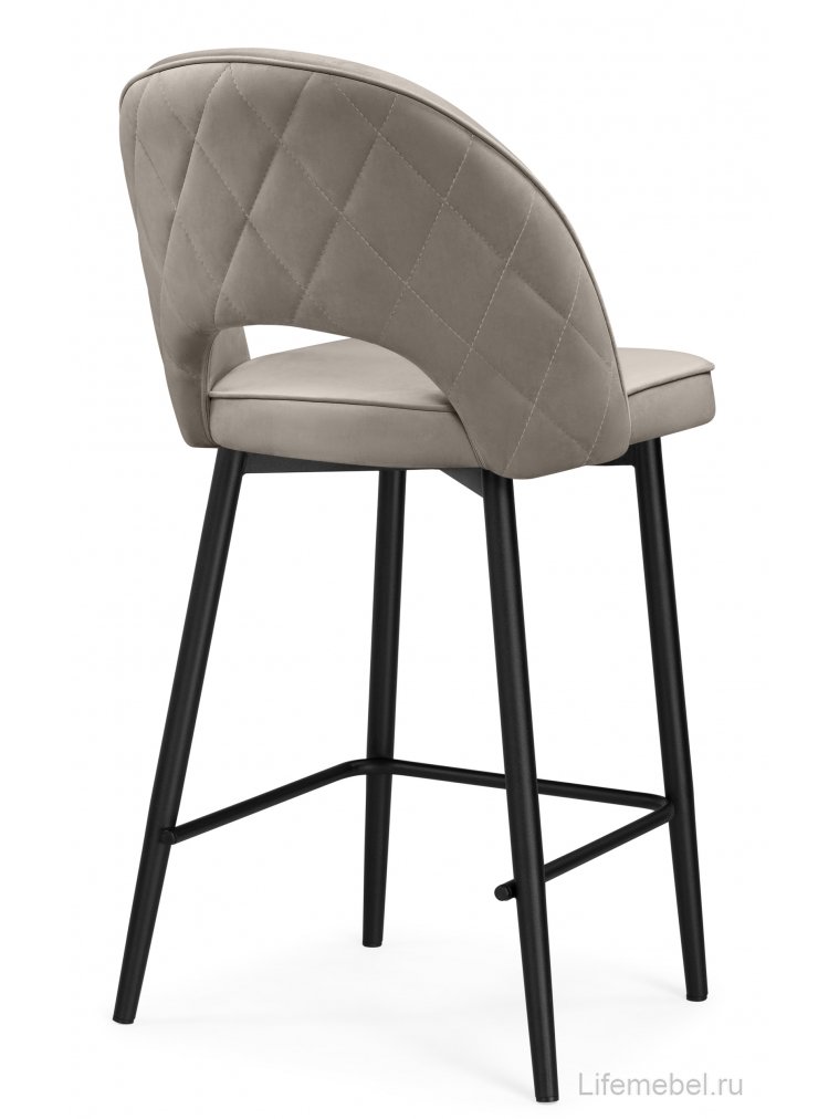 Полубарный стул Клэйн светло-коричневый (mr-30) / черный