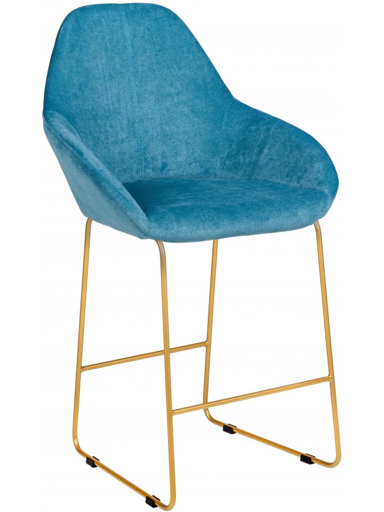 Полубарный стул Kent Линк блю / золото