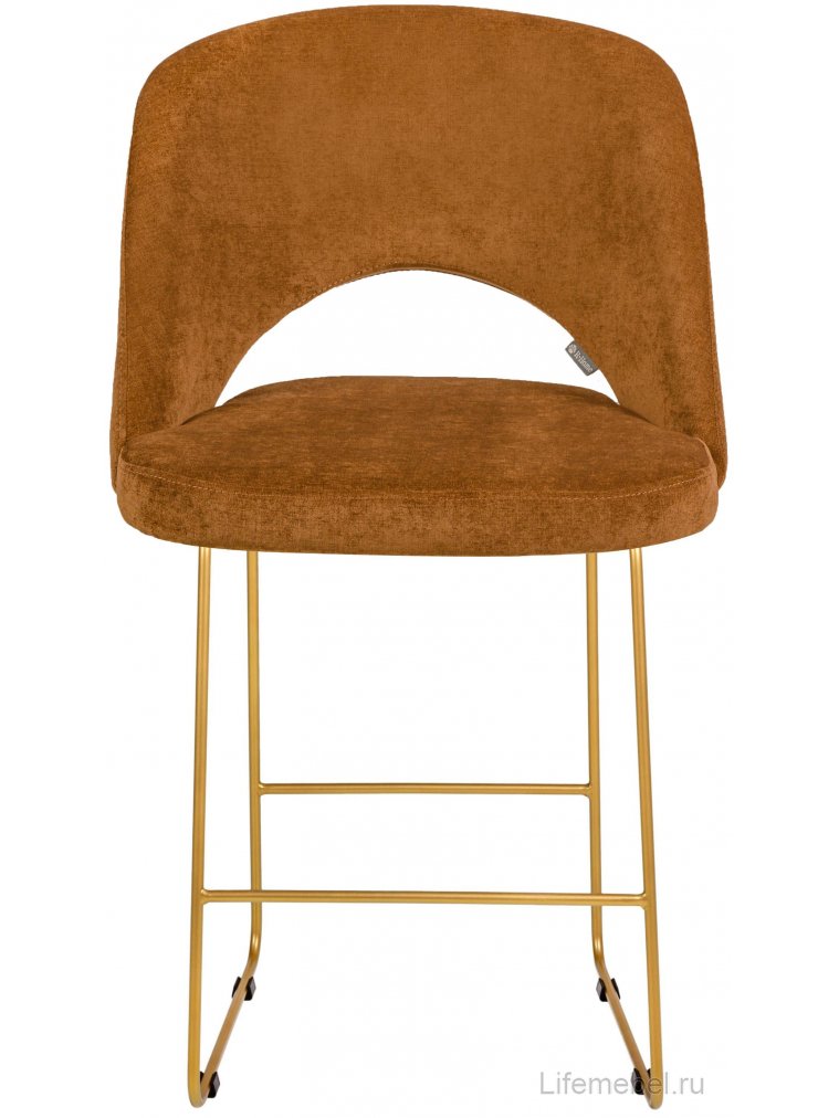 Полубарный стул Lars Линк коричневый / золотой