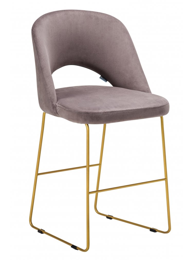 Полубарный стул Lars Линк коричневый / золото
