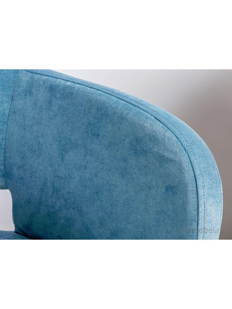 Полубарный стул Oscar Линк блю / золото