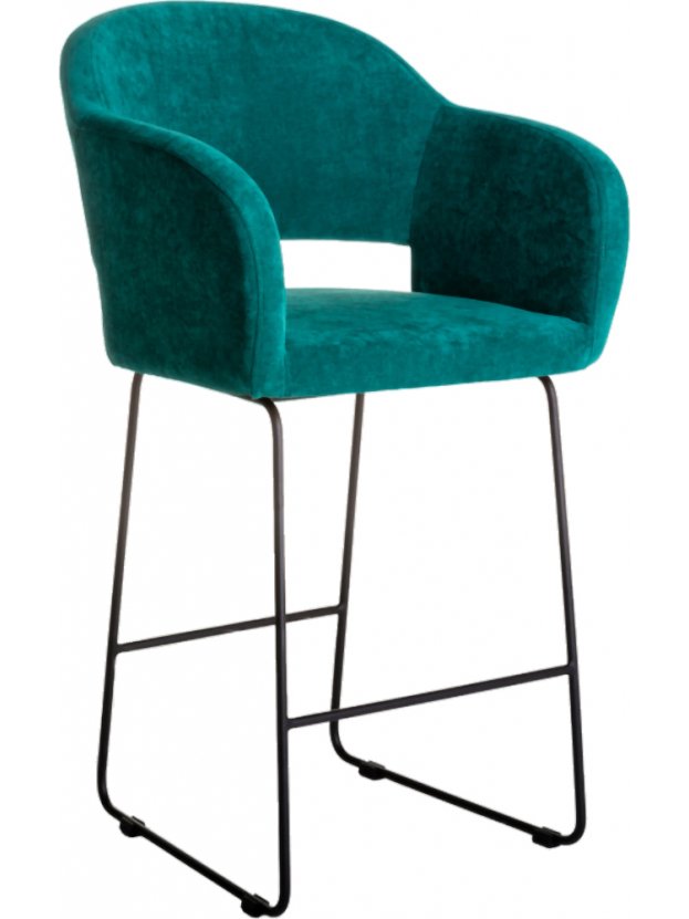Полубарный стул Oscar Линк изумрудный