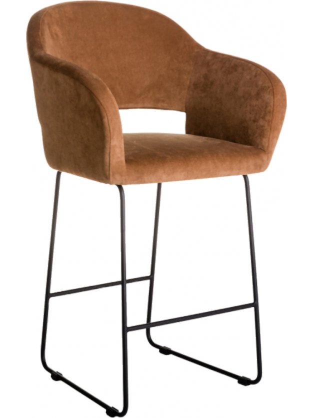 Полубарный стул Oscar Линк коричневый