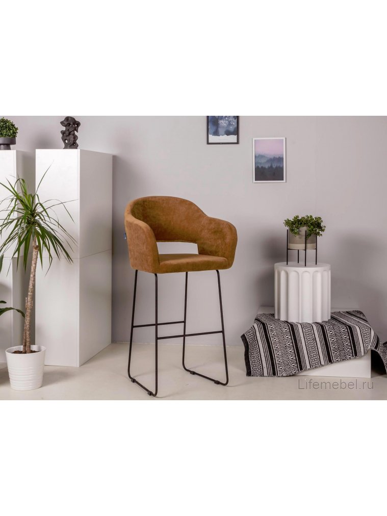 Полубарный стул Oscar Линк коричневый