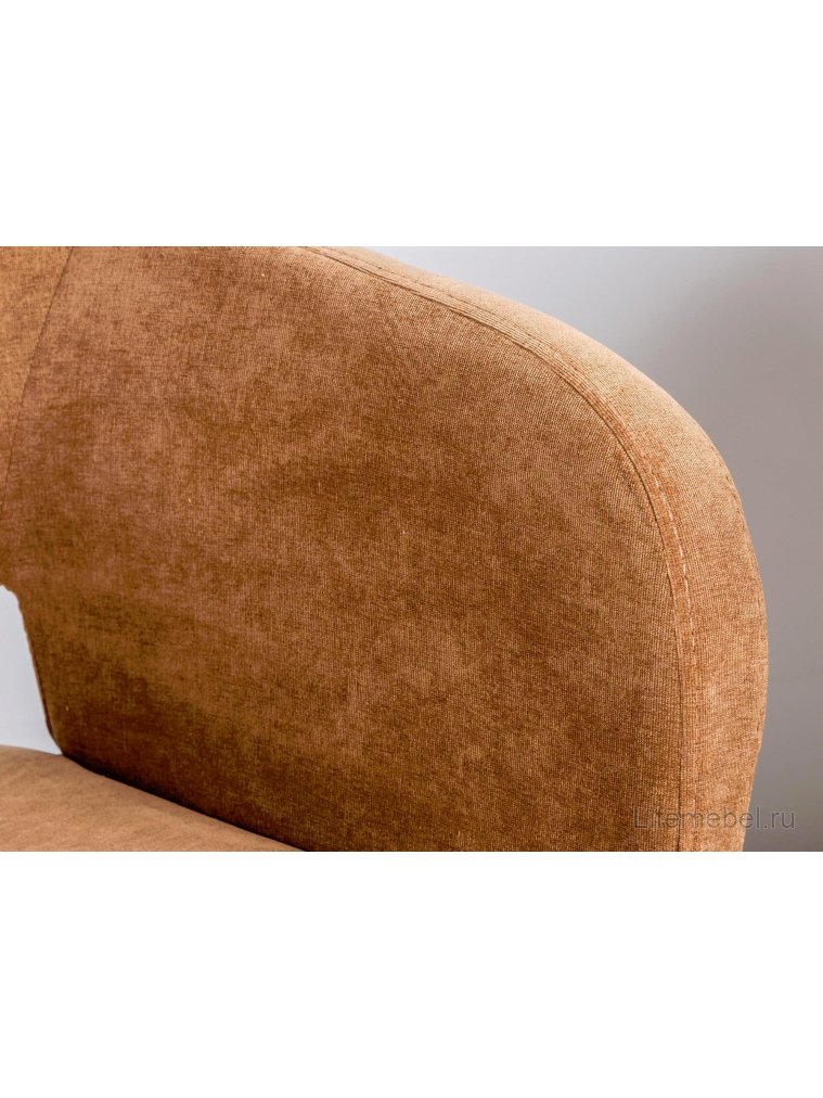 Полубарный стул Oscar Линк коричневый / золото