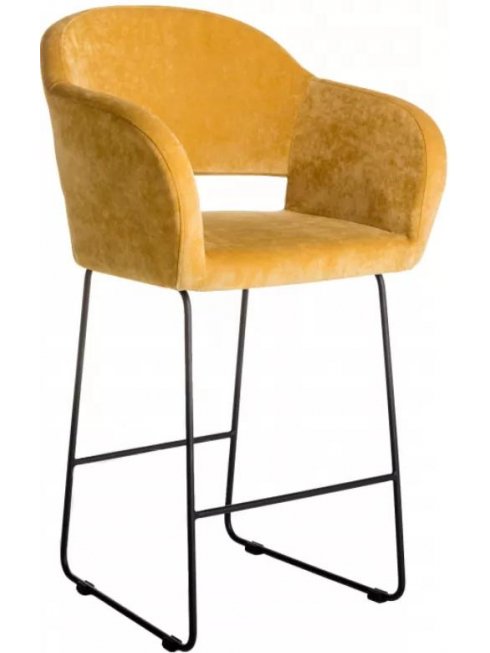 Полубарный стул Oscar Линк жёлтый