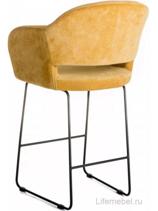 Полубарный стул Oscar Линк жёлтый