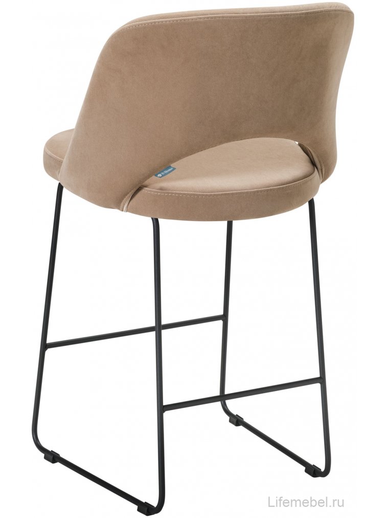 Полубарный стул Lars Diag beige / линк