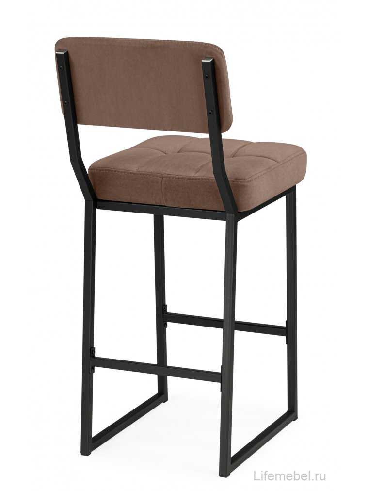 Полубарный стул Ларс selfie cocoa / черный