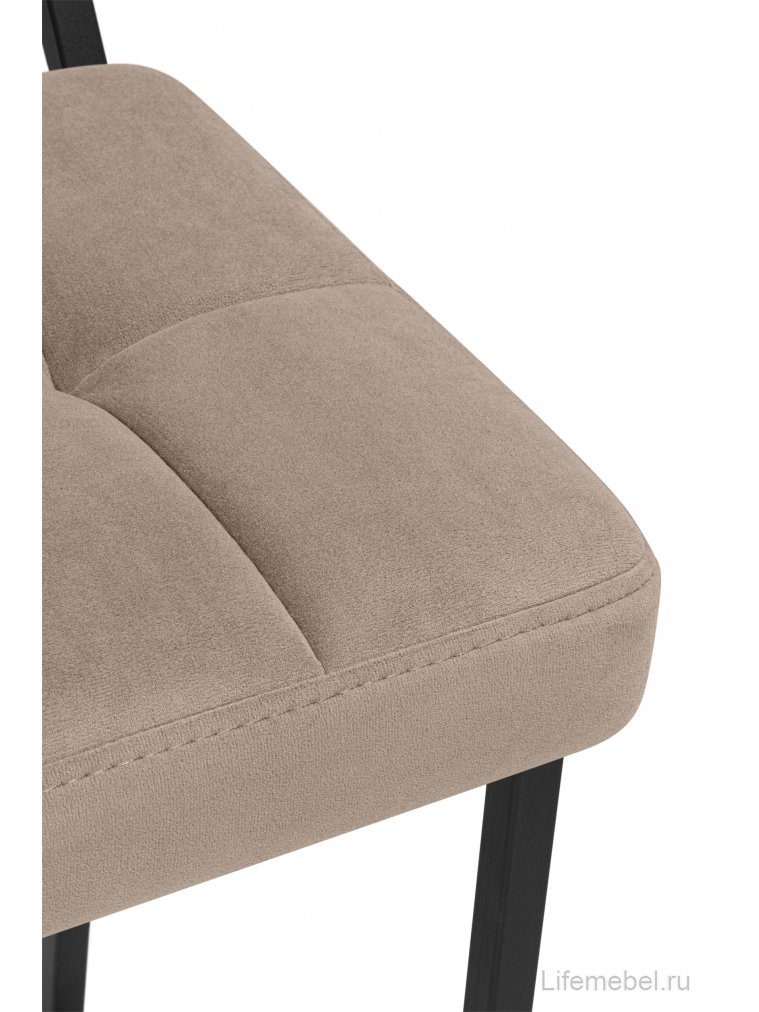 Полубарный стул Ларс selfie mocco / черный