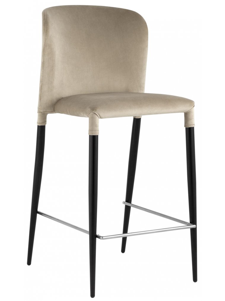 Полубарный стул Лаура бежевый