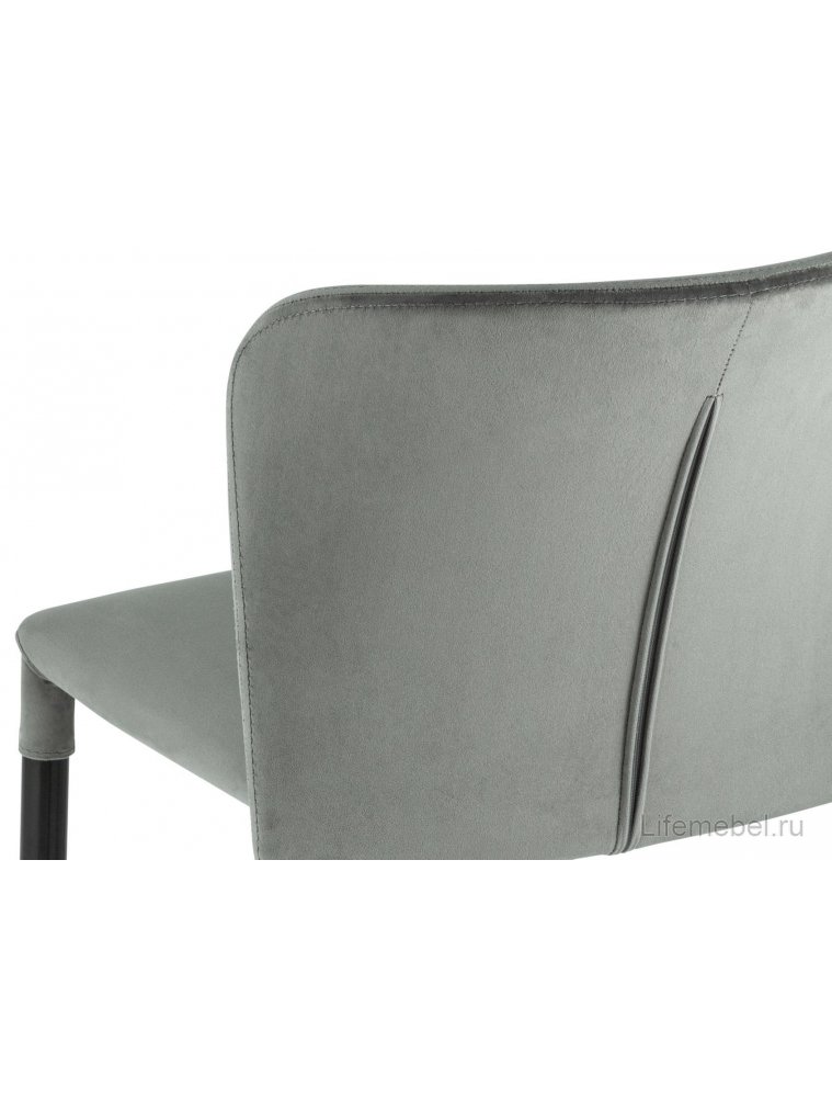 Полубарный стул Лаура серый