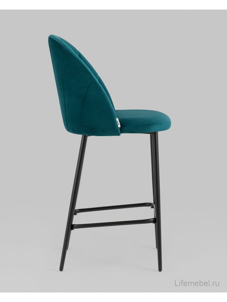 Полубарный стул Закур New велюр изумрудный