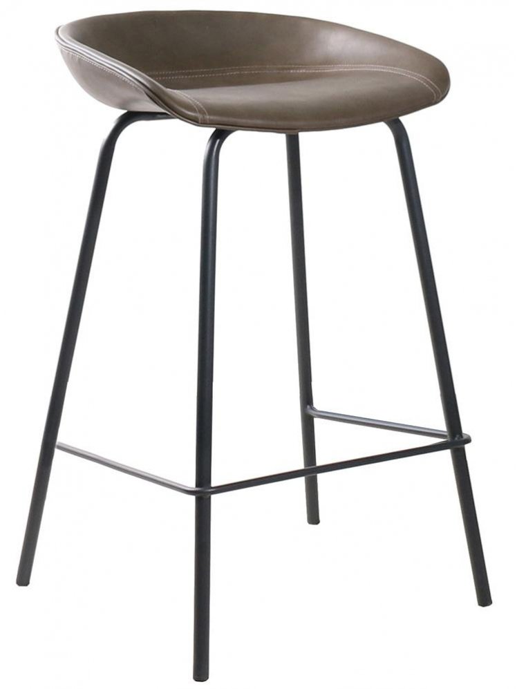 Полубарный стул Loft коричневый