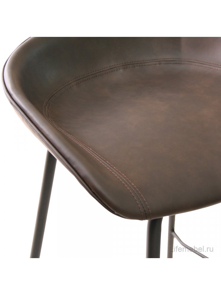 Полубарный стул Loft коричневый