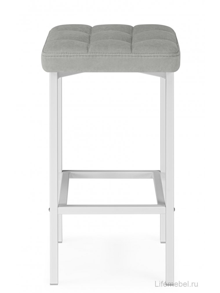 Полубарный стул Лофт мадера 20 / белый матовый