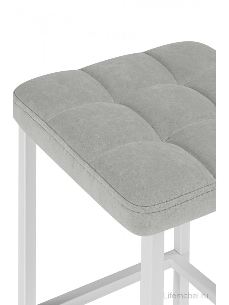 Полубарный стул Лофт мадера 20 / белый матовый